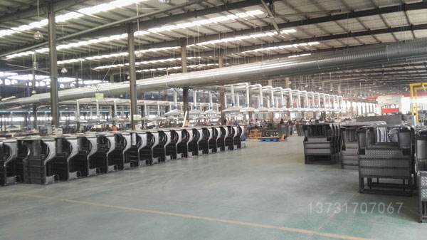 電動車廠焊接車間螺旋風管通風管道美觀實用