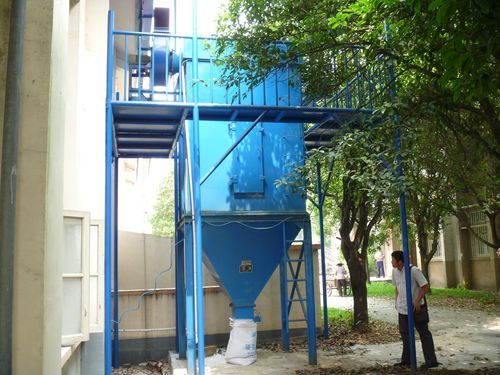 秦皇島粉碎混料除塵器系統安裝完畢 秦皇島粉碎混料除塵器系統安裝完畢